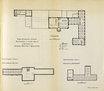 202639 Plattegrond van de zolderverdieping van de Heelkundige en Vrouwenkliniek (Rijksklinieken; Justus van Effenstraat ...